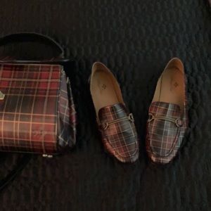 Patricia Nash Size 10 Plaid Loafers